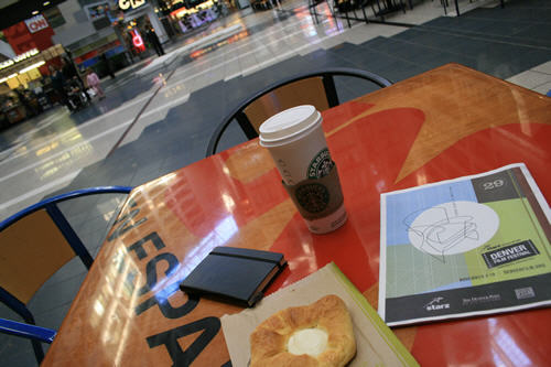 My desk at the CNN Center,<br>where I plot my Denver Film Festival coverage.