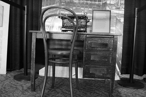 The original desk Margaret Mitchell used at the <i>Atlanta Journal</i>