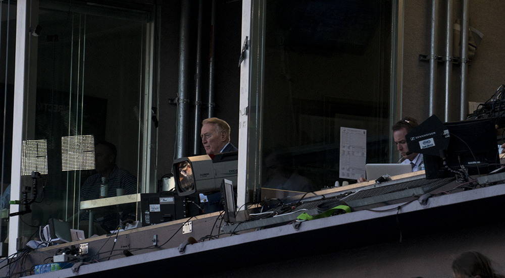 Vin Scully at Padres v. Dodgers: Opening Day