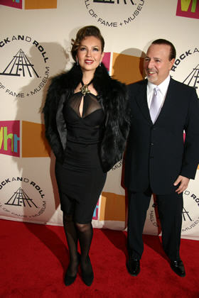 Thalia and Tommy Mottola