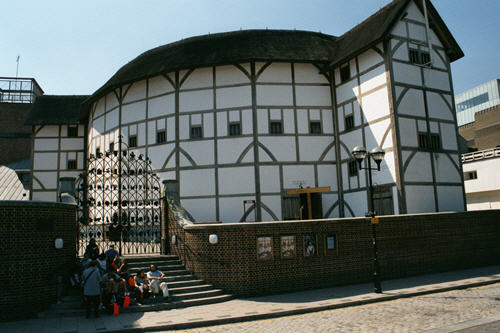 The reconstruction of Shakespeare's Globe, London