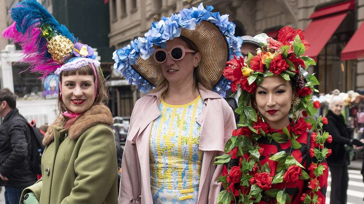 A trio of fashion mavens