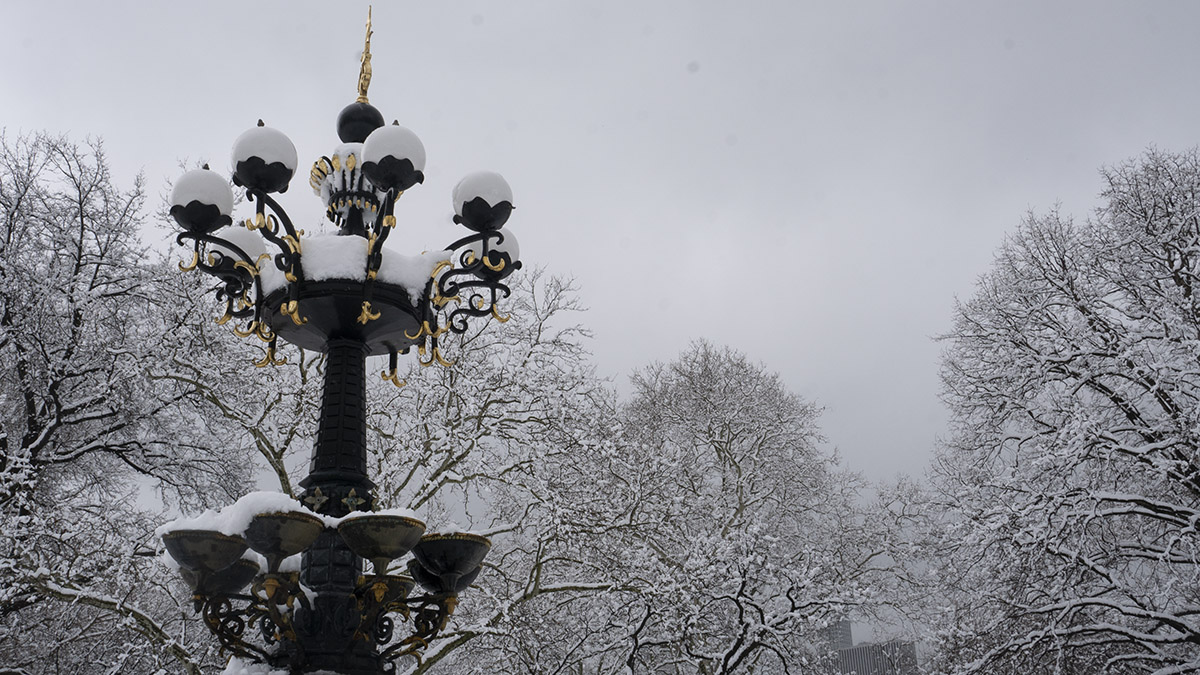 Frozen fountain