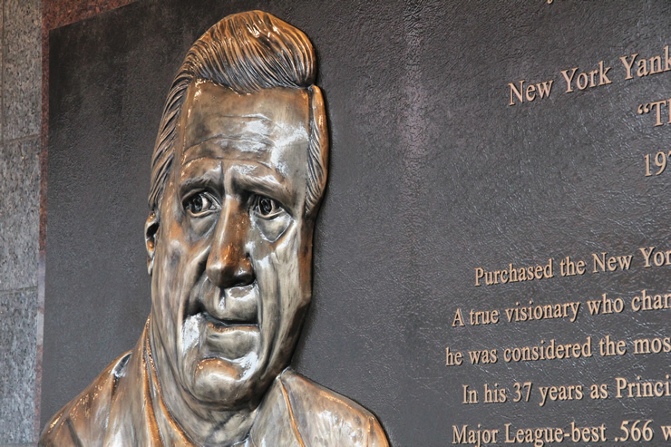 Monument Park: in memory of George Steinbrenner New York City