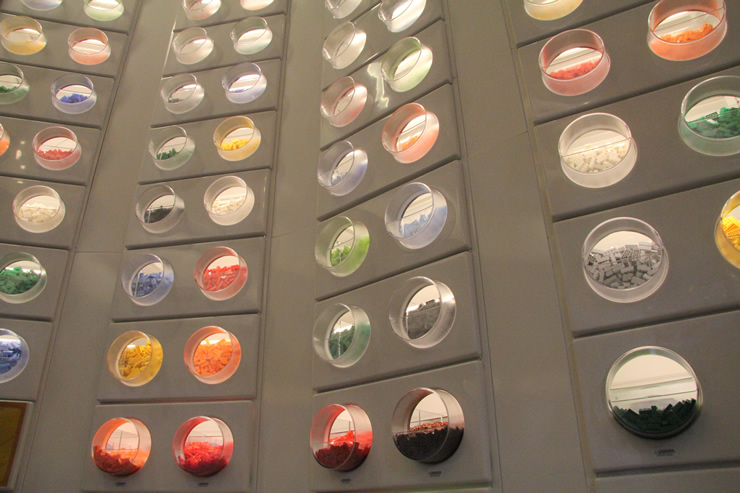 At the new Lego store in Rockefeller Center New York City