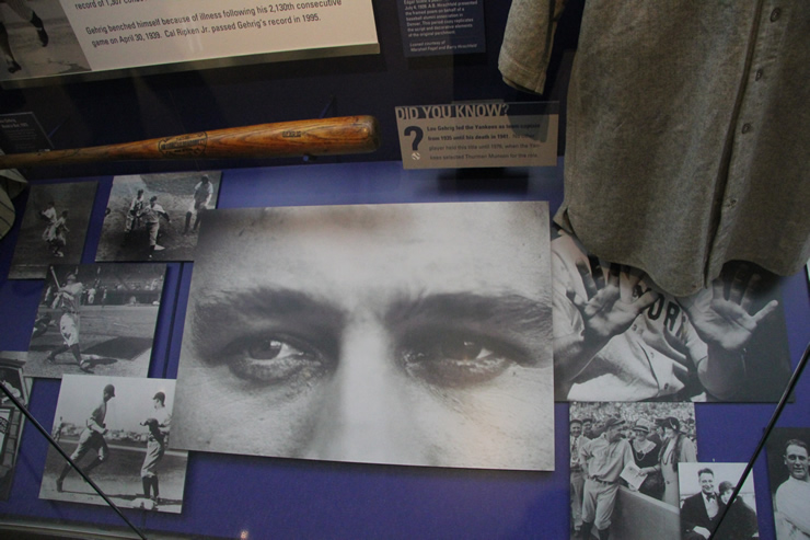 Plenty of <i>Dead Poets Society</i> moments in the museum at Yankee Stadium New York City