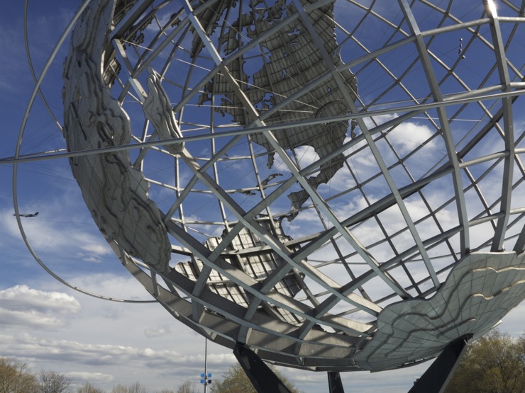 At the ol' 1964 World's Fair grounds in Flushing Meadows, Queens