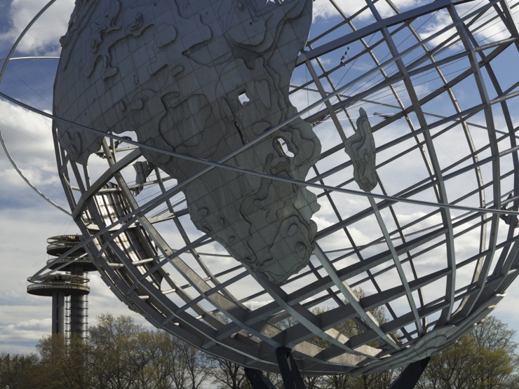 At the ol' 1964 World's Fair grounds in Flushing Meadows, Queens