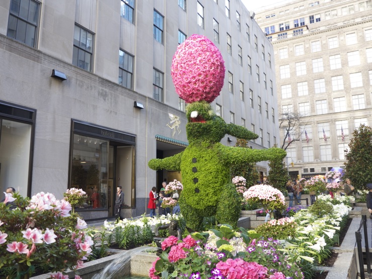 Rockefeller Center on Easter Sunday