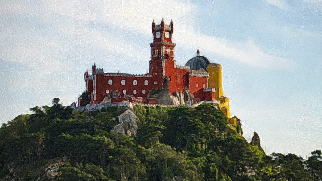 Sintra Palace, Lisbon Brushstroke