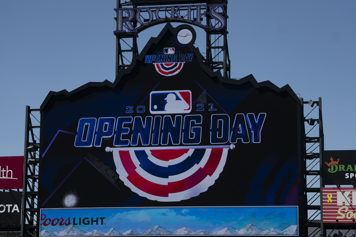 Opening Day, 1 April 2021: Rockies vs. Dodgers