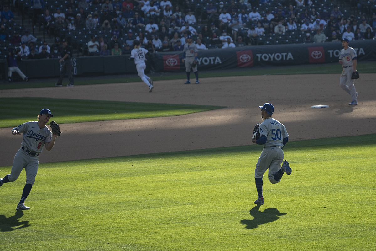 Opening Day, 1 April 2021: Rockies vs. Dodgers