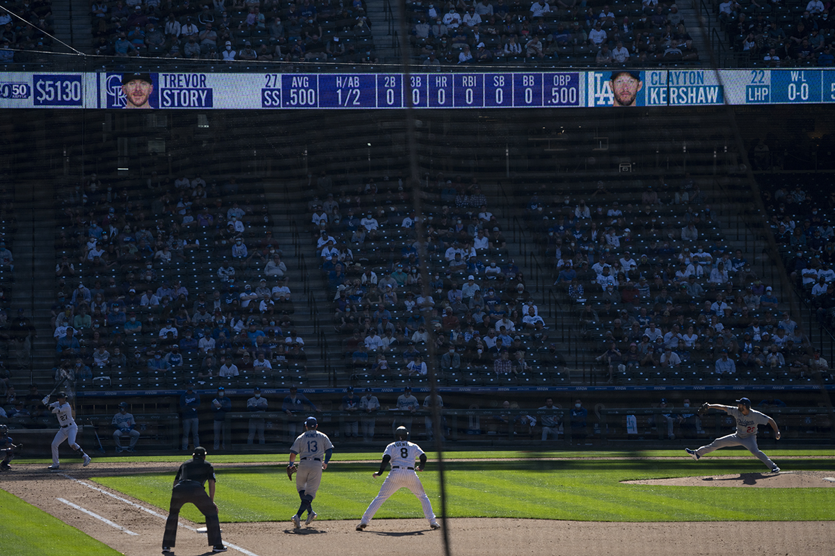 Opening Day, 1 April 2021: Rockies vs. Dodgers