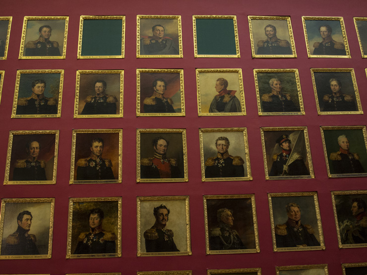 At the Hermitage in St. Petersburg