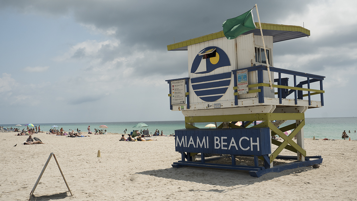 Miami Beach lifeguard hut