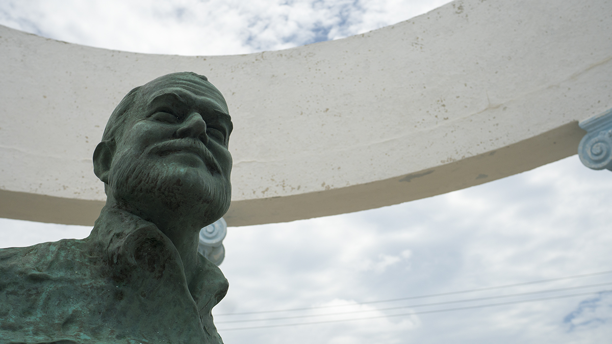 Hemingway's bust, Cojimar