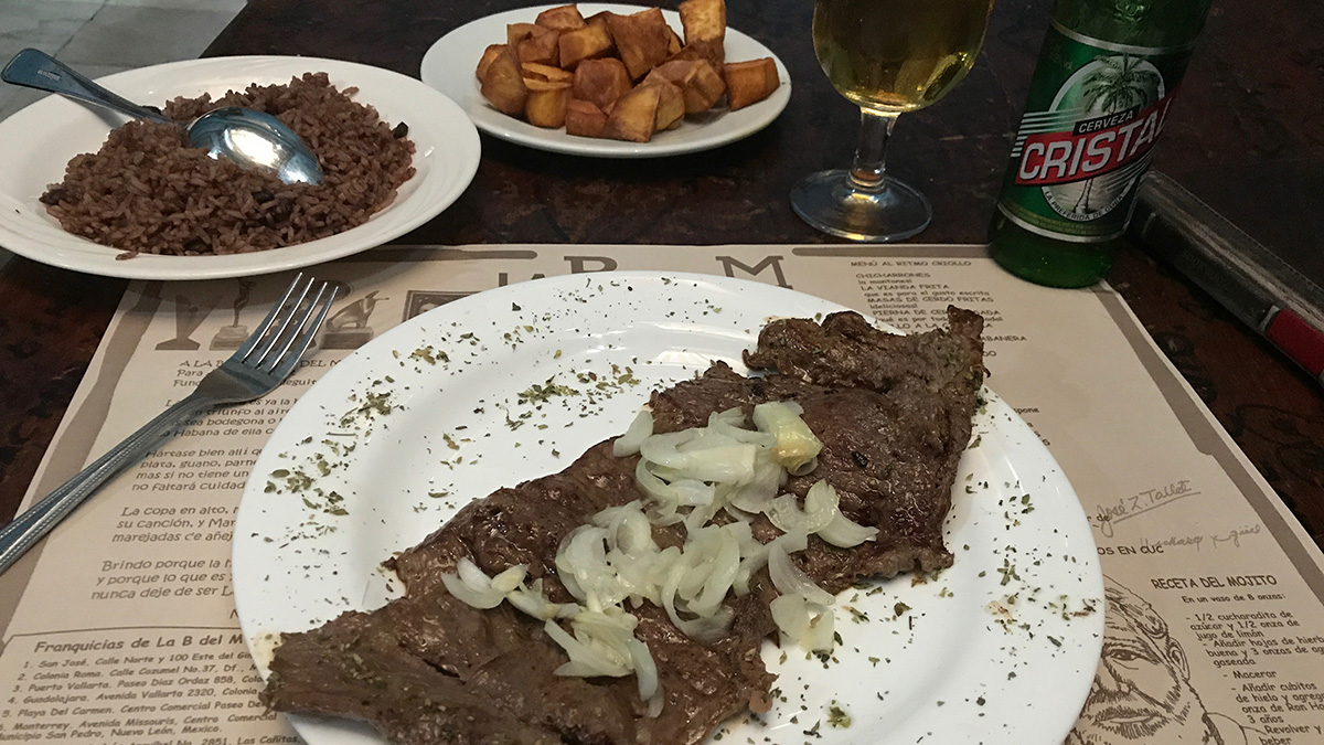 Havana: El Bodeguita del Medio's menu