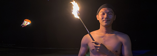Koh Chang fire dancer