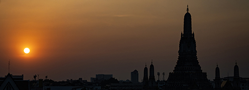 Sunset at Wat Arun