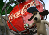 Gromit at World of Coca-Cola