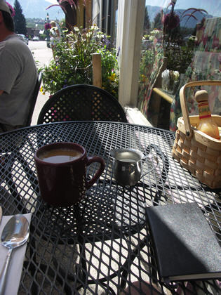 My desk at Winona's<br>Steamboat Springs, Colorado, USA