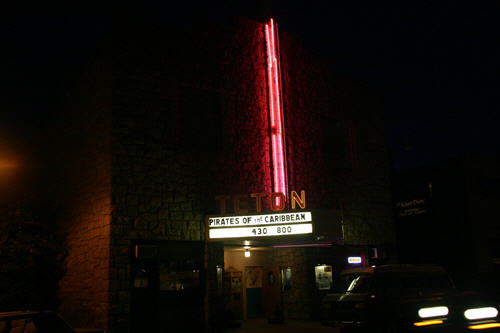 The Teton movie theatre
