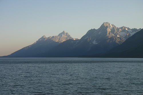 The Tetons, the newest mountain range on the planet.<br>Expect a 7.5 quake one of these days.