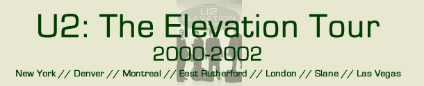 U2: The Elevation Tour