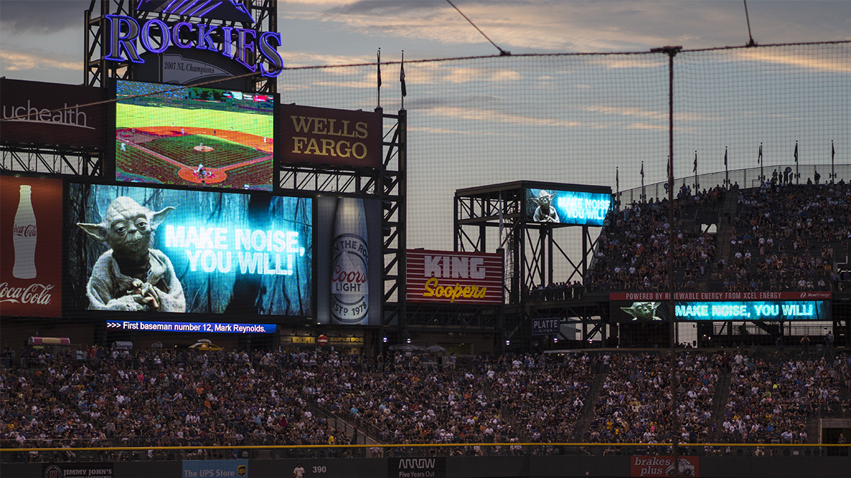 Star Wars Night at Coors Field