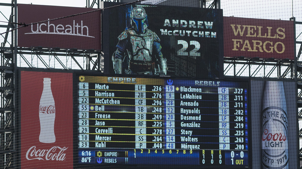 Star Wars Night at Coors Field