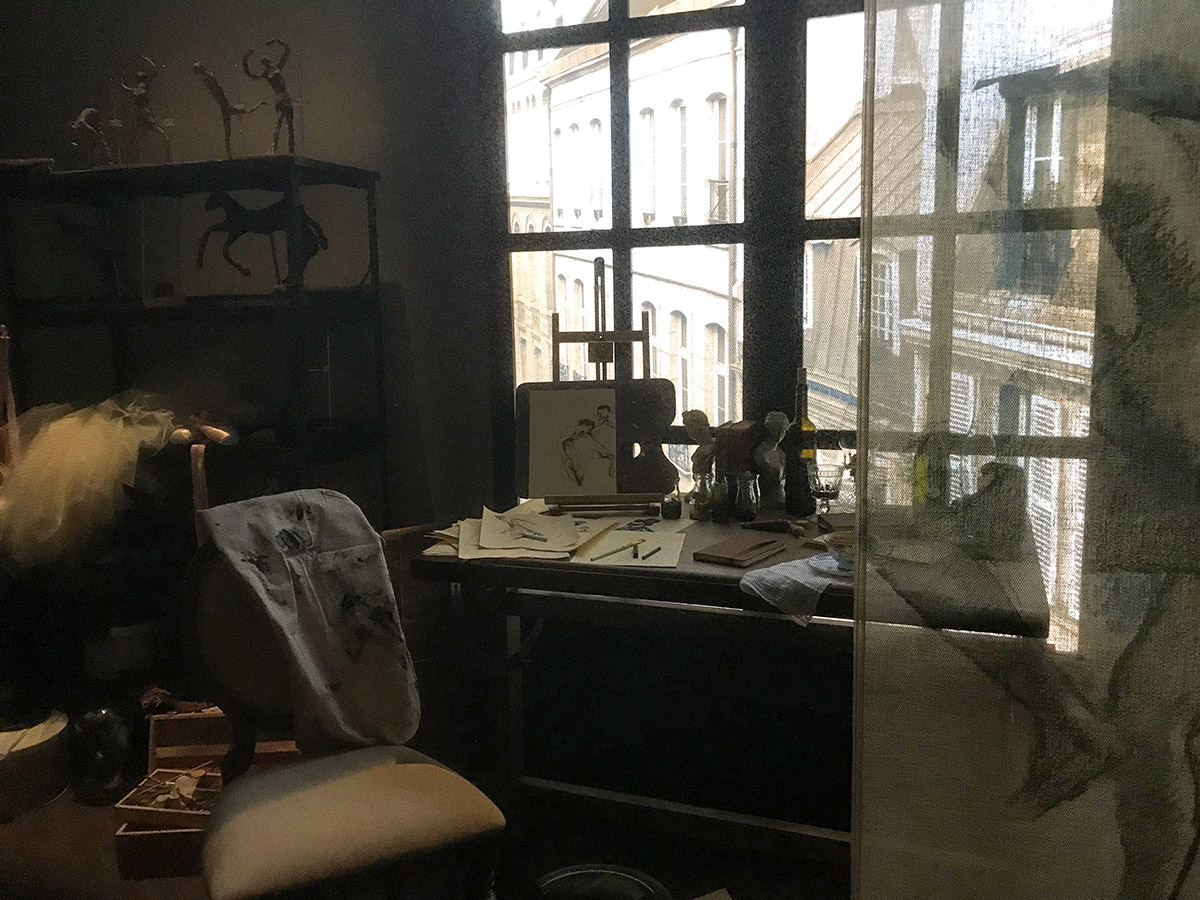 Degas' desk