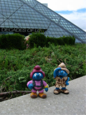 Smurfs at the Rock Hall!